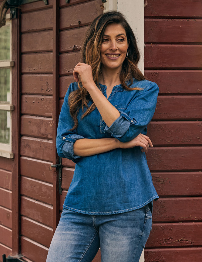 Laid Goods Back View