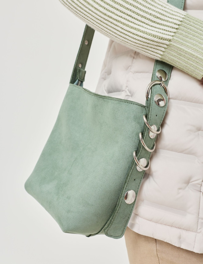 Sac de taille moyenne aspect cuir