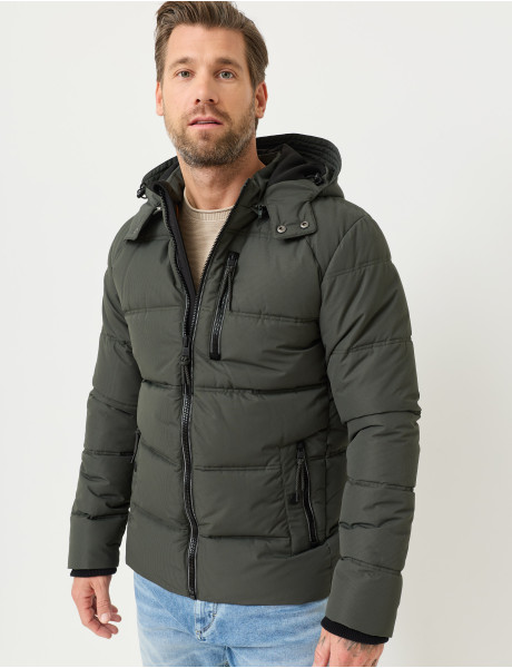 Veste d'hiver avec capuche amovible